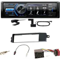 JVC KD-X561DBT Digitalradio Bluetooth USB MP3 FLAC WAV Einbauset für BMW 3er E46