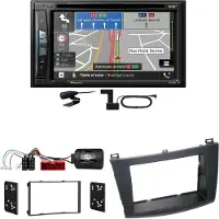 Pioneer AVIC-Z730DAB USB Navigation Bluetooth MP3 Einbauset für Mazda 3 BL