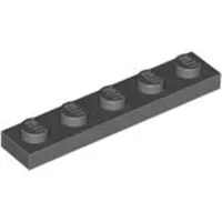 LEGO 1x5 Platte 78329 - 250 Stück Dunkles Bläuliches Grau