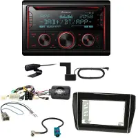 Pioneer FH-S820DAB USB DAB+ Digitalradio Einbauset für Suzuki Swift AZ ab 2017