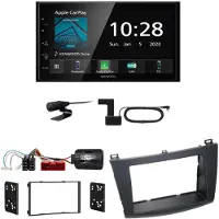 Kenwood DMX-5020DABS CarPlay Android Auto USB Bluetooth Einbauset für Mazda 3 BL