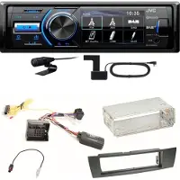 JVC KD-X561DBT Digitalradio Bluetooth USB Einbauset für BMW E87 E81 E82 X1 E84