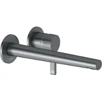 Keuco Fertigmontageset Edition 400 UP-Waschtisch-Einhebelmischer, o Abl., SW-ch ge, Ausl. 243mm