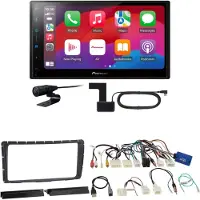Pioneer SPH-DA77DAB CarPlay Android Auto DAB+ Einbauset für Toyota Hilux ab 2011
