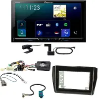 Pioneer SPH-DA230DAB Android Auto CarPlay Einbauset für Suzuki Swift AZ ab 2017