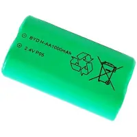 Rowenta Batterie BYD H-AA 1000 mAh 2,4 V Nass- und Trockenrasierer TN5100 TN5120 TN5140