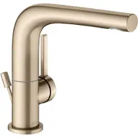 Keuco Waschtisch-Einhebelmischer 150 Edition 400 A 153mm, schw, m Abl.garn, bron geb.