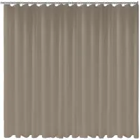Keuco Duschvorhang Plan uni 1800x3000mm, 16 Ösen, trüffel