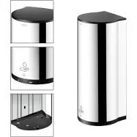 Keuco PLAN Sensor-Desinfektionsmittelspender für Flüssigdesinfektion und Desinfektionsgel, LED-Füllstandanzeige, 14987010037