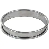 Gobel - Tortenring, hoch - Edelstahl - gerollte Ränder - Stärke 4/10 - Ø 140 mm H 27 mm - 834942