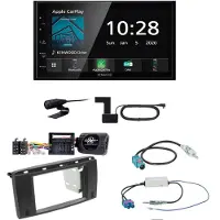 Kenwood DMX5020DABS USB MP3 Bluetooth CarPlay Einbauset für Mercedes R W251