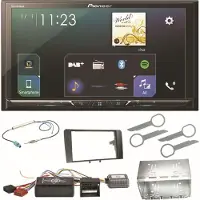 Pioneer SPH-DA230DAB Bluetooth Carplay Android Auto Einbauset für Audi A3 8P 8PA