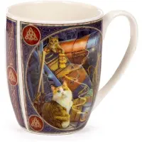 Puckator Witchwood Express Katzen Porzellantasse Lisa