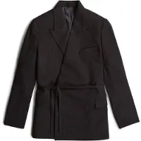 G-Star Zweireihiger Blazer mit Gürtel - Mehrfarbig - Damen - M