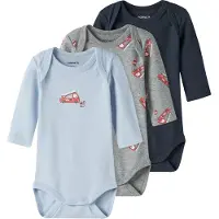 Name it Strampler in Grey Melange | Gr.: 86