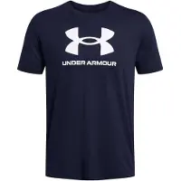 Under Armour T-Shirt Ua Sportstyle Logo Update Ss 1382911 Dunkelblau Loose Fit