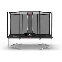 Berg Trampolin Ultim Favorit Regular 330 + Sicherheitsnetz Comfort Grau