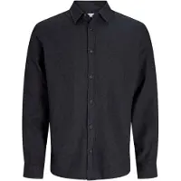 Jack & Jones Hemd Classic Melange 12278416 Grau Regular Fit