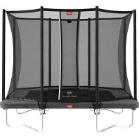 Berg Trampolin Ultim Favorit Regular 280 + Sicherheitsnetz Comfort Grau