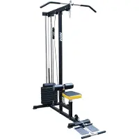 Dione LT60 - Latzugstation - Latzugturm - Homegym - Mit 60kg Trainingsgewicht - Erweiterbar bis zu 90 kg