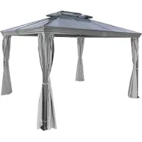 Primaster Pavillon Manhattan 300 x 360 cm anthrazit