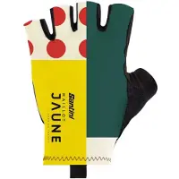 Santini Combo Tour De France Official General Leader Kurze Handschuhe