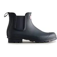 Hunter Gummistiefel Original Chelsea Herren Navy-Schuhgröße 43
