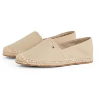 Tommy Hilfiger Flag Canvas Espadrille Slipper Beige in Gr. 41
