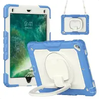 IMoshion Rugged Kindersicher Schutzhülle für das Apple iPad 6 (2018) 9.7 Zoll / iPad 5 (2017) 9.7 Zoll / Air 2 (2014)/Air 1 (2013) - Blau