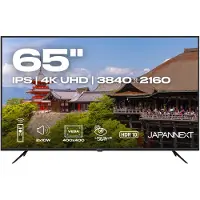 Japannext JN-IPS650UHD60F, 165,1 cm (65"), 3840 x 2160 Pixel, 4K Ultra HD, LCD, 8 ms, Schwarz
