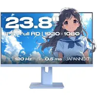 Japannext JN-I238FHD120F-HSP-BB, 60,5 cm (23.8"), 1920 x 1080 Pixel, Full HD, LCD, 0,5 ms, Blau
