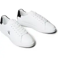 Calvin Klein Sneakers Low Pro Cup Laceup Lth Moire HW0HW02845 Weiß 39