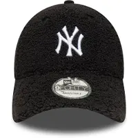 New Era MLB 9Forty New York Yankees Winter Borg Cap Schwarz