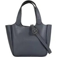 Cluty Henkeltasche echt Leder, Made in Italy