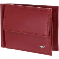 Golden Head Leder Geldbörse Geldklammer Polo RFID Protect Clip-Scheintasche 1921 Rot dunkelrot