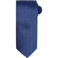 Premier Mens Puppy Tooth Formal Work Krawatte (Royal)