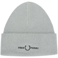 Fred perry - Mütze für Herren/Damen Unisex, Logo (Silber)