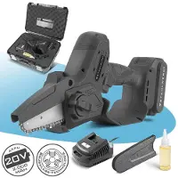 Stahlwerk Mini Akku Kettensäge Brushless Handkettensäge 4,8 m/s 2000mAh