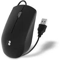 Subblim SUBMO-B2BS001, Beidhändig, Optisch, USB Typ-A, 1200 DPI, Schwarz