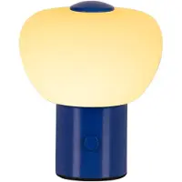 Lucide Wiederaufladbare Tischlampe Gustav Blau