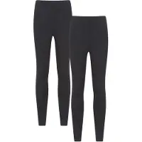 Mountain Warehouse - Leggings 2er-Pack für Damen MW4226 (48 DE) (Samtschwarz)