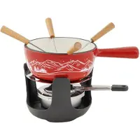 Cosy & Trendy Fondue-Set Aspen Rot