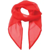 Premier Damen Chiffon-Schal / Chiffon-Halstuch (Erdbeerrot)