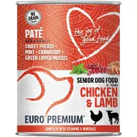 Euro Premium Senior Huhn und Lamm Paté Nassfutter Hund
