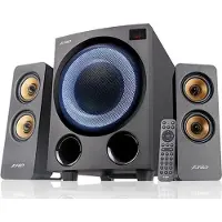 Fenda F770X, 2.1 Kanäle, 76 W, Universal, Schwarz, Kabellos, FM, PLL