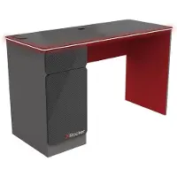 X Rocker Carbon-Tek, Gerade, Rechteckige Form, Holz, Holz, Gaming, Grau