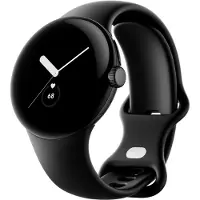 Google Pixel Watch matte black stainless steel 41mm obsidian active band DE