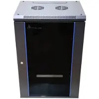 Extralink EX.14343, Wandmontiertes Regal, 15U, Sperrschloss, Schwarz