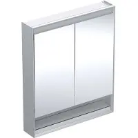Geberit ONE Spiegelschrank mit ComfortLight, 2 Türen, Aufputzmontage, mit Nische, 75x90x15cm, 505.8