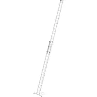 Günzburger Steigtechnik Sprossen-Seilzugleiter 2tlg. mit nivello-Traverse 2 x 20 Sprossen - 021320